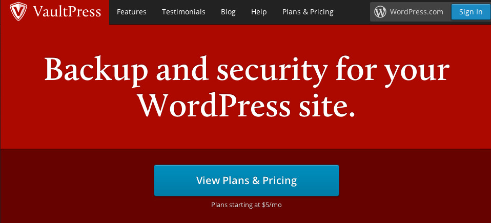 migrate to wp engine - sign up for vaultpress to start backing up your site