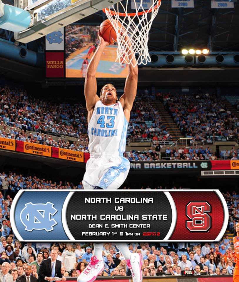music from unc basketball vs ncsu