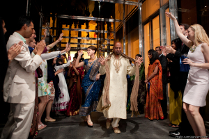wedding at north carolina museum of art