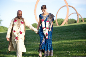 wedding at north carolina museum of art