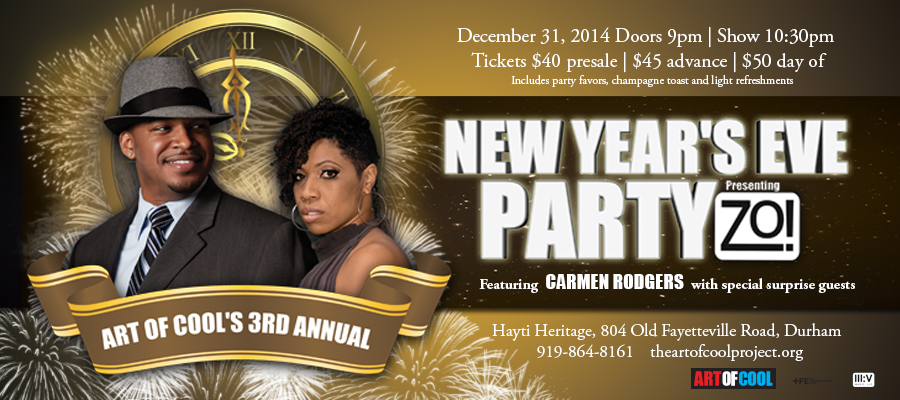 art of cool new year's eve with zo and dj forge